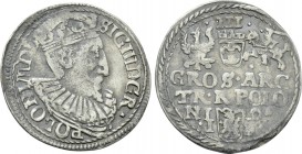 POLAND. Sigismund III Vasa (1587-1632). Trojak (1595). Olkusz.