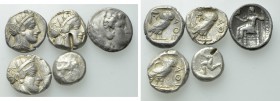 5 Staters and Tetradrachms.
