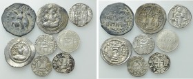 8 Medieval and Modern Coins.