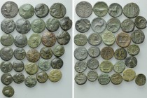 30 Greek Coins.