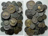 43 Roman Bronze Coins.