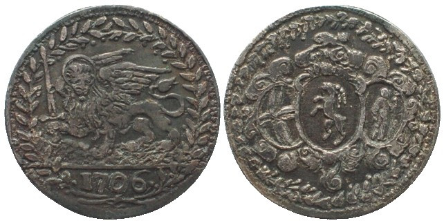 GRAUBUNDEN. 1706 Medal on the Alliance between Venice and the Canton of Graubund...