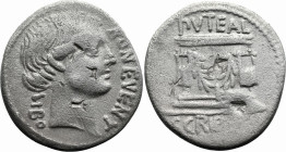 Roman Republican
L. Scribonius Libo (62 BC). Rome
AR Denarius (19mm 3.2g)
Obv: Head of Bonus Eventus to right; BON•EVENT downwards to right, LIBO d...