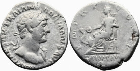 Roman Imperial
Hadrian (117-138 AD). Rome
AR Denarius (17.3mm 2.64g)
Obv: IMP CAESAR TRAIAN-HADRIANVS AVG. Laureate bust of Hadrian to right with l...