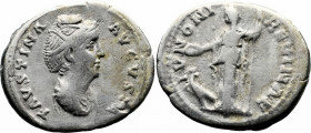 Roman Imperial
Diva Faustina Senior, (died 140/1). Rome
AR Denarius (19mm 3.23g)
Obv: FAVSTINA AVGVSTA. Diademed and draped bust of Faustina Senior...