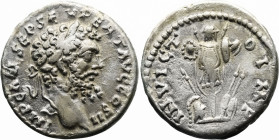 Roman Imperial
Septimius Severus (193-211 AD). Emesa
AR Denarius (17mm 3.73g)
Obv: IMP CAE L SEP SEV PERT AVG COS II. Laureate head of Septimius Se...