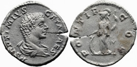 Roman Imperial
Geta as Caesar (198-209 AD). Rome
AR Denarius (18.5mm 3g)
Obv: P SEPTIMIVS GETA CAES. Bust of Geta, bare-headed, draped, right.
Rev...