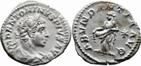 Roman Imperial
Elagabalus (218-222 AD). Rome
AR Denarius (19mm 2.88g)
Obv: IMP ANTONINVS AVG Laureate, draped and cuirassed bust of Elagabalus to r...