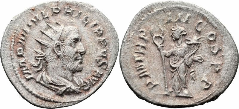 Roman Imperial
Philip I (244-249 AD). Antioch
Antoninianus (23mm 3.79g)
Obv: ...