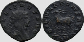 Roman Imperial
Gallienus (253-268 AD). Rome
Antoninianus (19.6mm 2.21g)
Obv: GALLIENVS AVG. Radiate head to right
Rev: DIANAE CONS AVG. Antelope a...