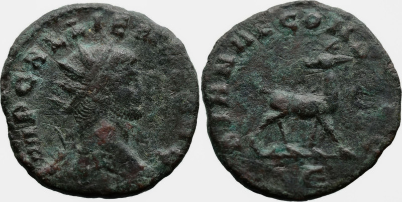 Roman Imperial
Gallienus (253-268 AD). Rome
Antoninianus (19mm 3.43g)
Obv: IM...