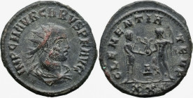 Roman Imperial
Carus (282-283 AD). Kyzikos
Antoninianus (21mm 3.73g)
Obv: IMP C M AVR CARVS P F AVG. Radiate, draped and cuirassed bust right.
Rev...