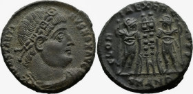 Roman Imperial
Constantine I 'the Great ' (307/310-337 AD). Antioch
AE Follis (16.3mm 2.85g)
Obv: CONSTANTI-NVS MAX AVG Rosette-diademed, draped an...