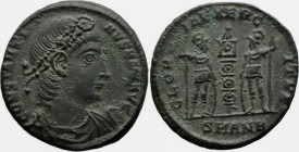 Roman Imperial
Constantine I 'the Great ' (307/310-337 AD). Antioch
AE Follis (16.1mm 2.12g)
Obv: CONSTANTI-NVS MAX AVG Rosette-diademed, draped an...