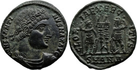 Roman Imperial
Constantine I 'the Great ' (307/310-337 AD). Antioch
AE Follis (17.4mm 2.25g)
Obv: CONSTANTI-NVS MAX AVG Diademed, draped and cuiras...