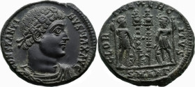 Roman Imperial
Constantine I 'the Great ' (307/310-337 AD). Antioch
AE Follis (17.9mm 2.74g)
Obv: CONSTANTI-NVS MAX AVG Diademed, draped and cuiras...