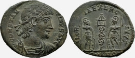 Roman Imperial
Constantine I 'the Great ' (307/310-337 AD). Antioch
AE Follis (16.2mm 1.63g)
Obv: CONSTANTI-NVS MAX AVG Diademed, draped and cuiras...