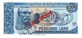 Albania 500 Leke 1994 Specimen