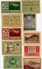 Austria Lot of 10 Notgeld 1920 th