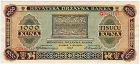 Croatia 1000 Kuna 1943