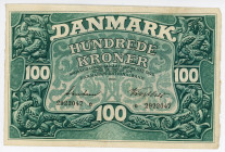 Denmark 100 Kroner 1944