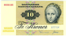 Denmark 10 Kroner 1977