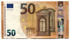 European Union FRG 50 Euro 2017 Error Note