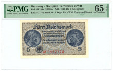 Germany - Third Reich 5 Reichsmark 1940 -1945 (ND) PMG 65 EPQ Gem UNC