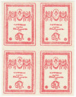 Russia - Northwest OKSA 20 Kopeks 1919 (ND) Uncut Sheet
