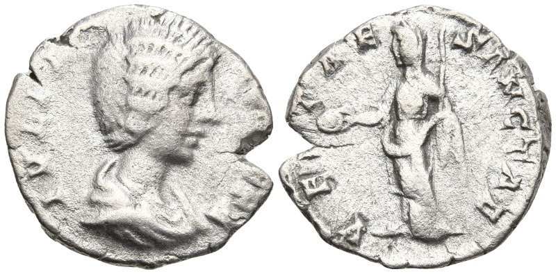 Denarius AR
Julia Domna, Augusta (193-217), Rome
17 mm, 2,35 g