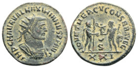 Antoninianus Æ
Maximianus, first reign (286-305 AD), Cyzicus
22 mm, 3,90 g