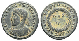 Follis Æ
Crispus as Caesar, AD 317-326, Aquileia
19 mm, 3,1 g