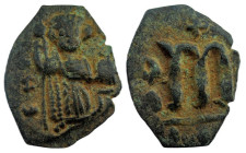Bronze Æ
Arab-Byzantine Follis