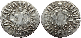Tram AR
Armenia, Cilician Armenia, Levon I (1198-1219), + ԼԵԻՈՆ ԹԱԳԱԻՈՐ ՀԱՅՈՑ ("Levon King of the Armenians"), Levon seated facing on throne decorate...