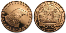 1 Oz Cu
Eagle Head
39 mm, 31,10 g
