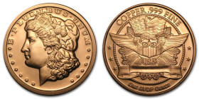 1 Oz Cu
Morgan Dollar
39 mm, 31,10 g