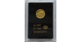 Germany, Gold 585/1000
8 mm, 0,28 g