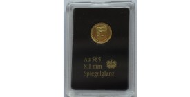 Germany, Gold 585/1000
8 mm, 0,28 g