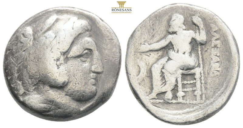 KINGS OF MACEDON. Alexander III 'the Great', 336-323 BC. tetradrachm….
Head of H...