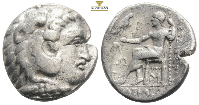 KINGS OF MACEDON. Alexander III 'the Great', 336-323 BC. tetradrachm….
Head of H...