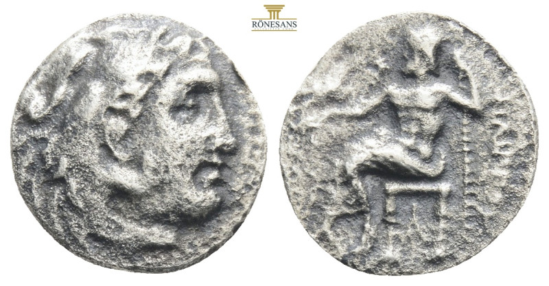 KINGS OF MACEDON. Alexander III 'the Great', 336-323 BC. Drachm….
Head of Heracl...