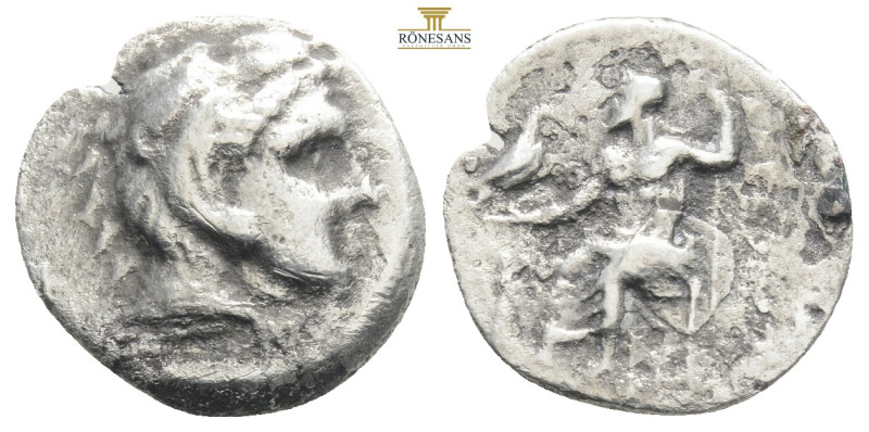KINGS OF MACEDON. Alexander III 'the Great', 336-323 BC. Drachm….
Head of Heracl...