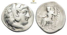 KINGS OF MACEDON. Alexander III 'the Great', 336-323 BC. Drachm….Head of Herakles to right, wearing lion's skin headdress. Rev. ΑΛΕΞΑΝΔΡΟΥ Zeus seated...