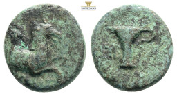 Greek
Aiolis. Kyme circa 300-250 BC.
Bronze Æ 2,74g 14,4mm