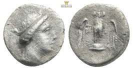 Pontos. Amisos. ΔΗΜΗΤΡΙΟΣ (Demetrios), magistrate Before 250 BC. Hemidrachm 1,44g 12,8mm