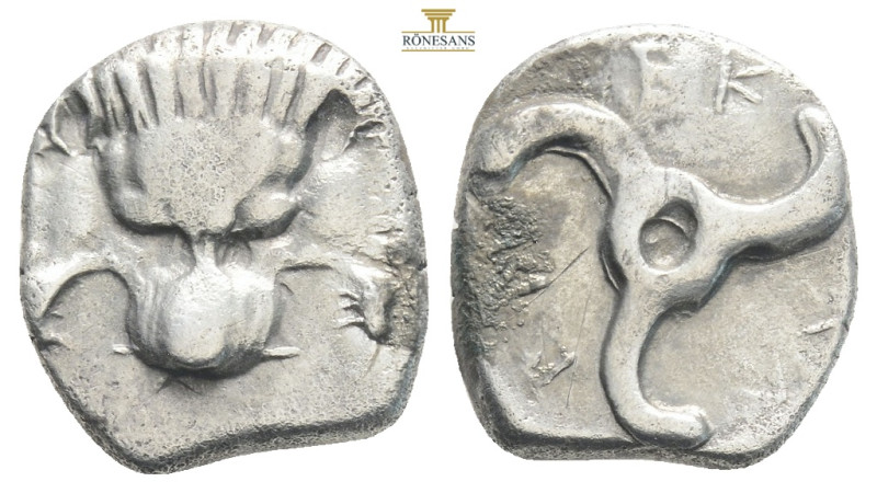 DYNASTS OF LYCIA. Perikles (Circa 380-360 BC). Tetrobol. Uncertain mint, possibl...