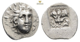 SLANDS off CARIA, Rhodos. Rhodes . Circa 125-88 BC. AR Hemidrachm …. 1,16g 12mm