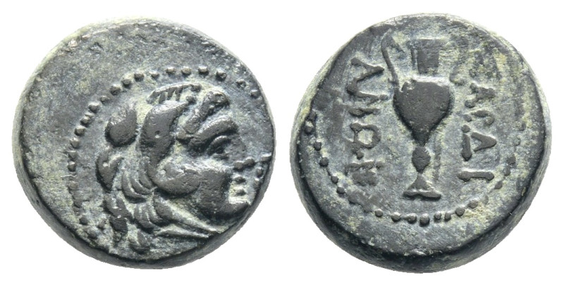 Greek
LYDIA. Sardes. (2nd to 1st centuries BC).
AE Bronze 
Obv: Head of Herakles...
