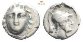 Greek, PISIDIA, Selge (Circa 4th century BC) AR obol 1,03g 10,2mm