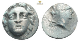 Greek, PISIDIA, Selge (Circa 4th century BC) AR obol 0,60g 10,2mm